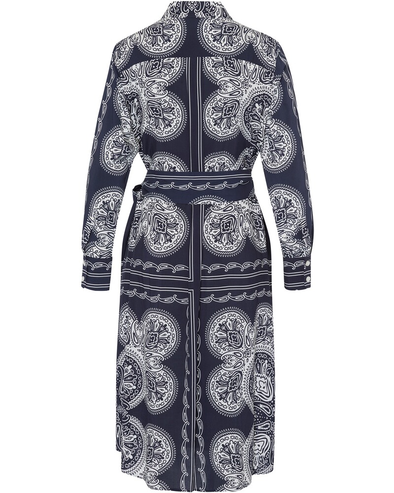 Hemdblusenkleid mit Paisley-Muster, Seidensticker