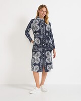 Hemdblusenkleid mit Paisley-Muster, Seidensticker