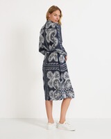 Hemdblusenkleid mit Paisley-Muster, Seidensticker