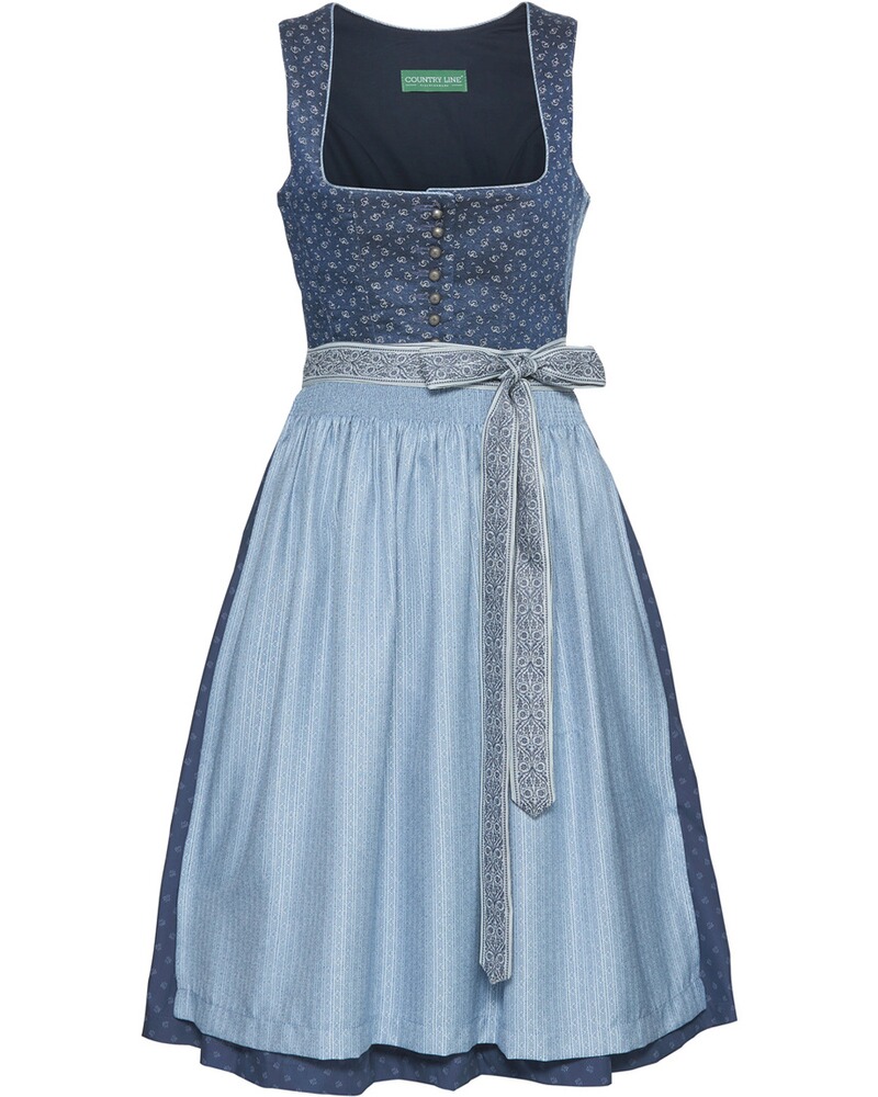 Midi Dirndl mit Stretch-Mieder