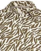 Hemdblusenkleid mit Kordel, camel active