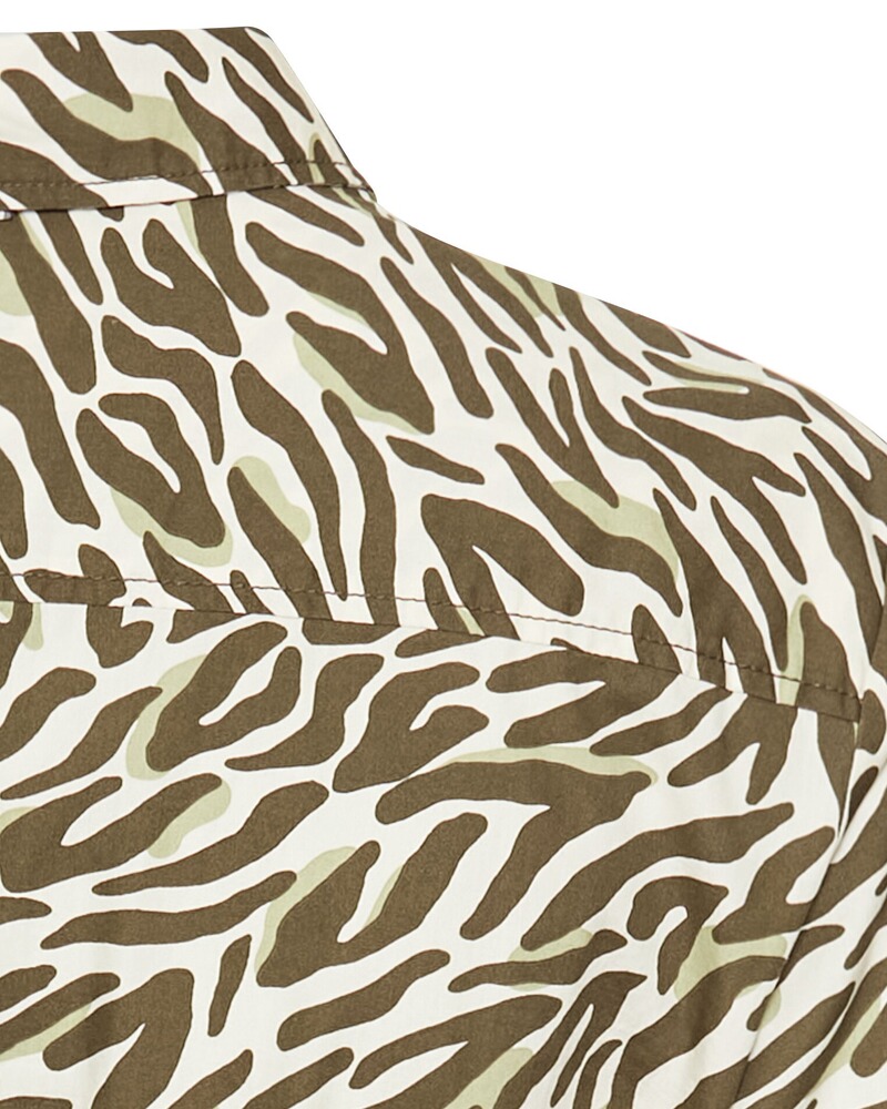 Hemdblusenkleid mit Kordel, camel active