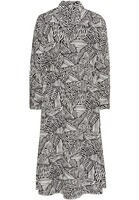 Hemdblusenkleid mit Kordel, camel active