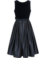 Midi Samt-Dirndl mit Jacquard-Rock, Luis Steindl