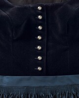 Midi Samt-Dirndl mit Jacquard-Rock, Luis Steindl