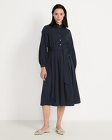 Popeline-Kleid mit Schleife, REITMAYER