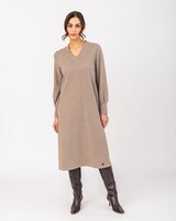 V-Midikleid Urmina, Stapf