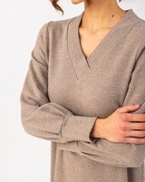 V-Midikleid Urmina, Stapf
