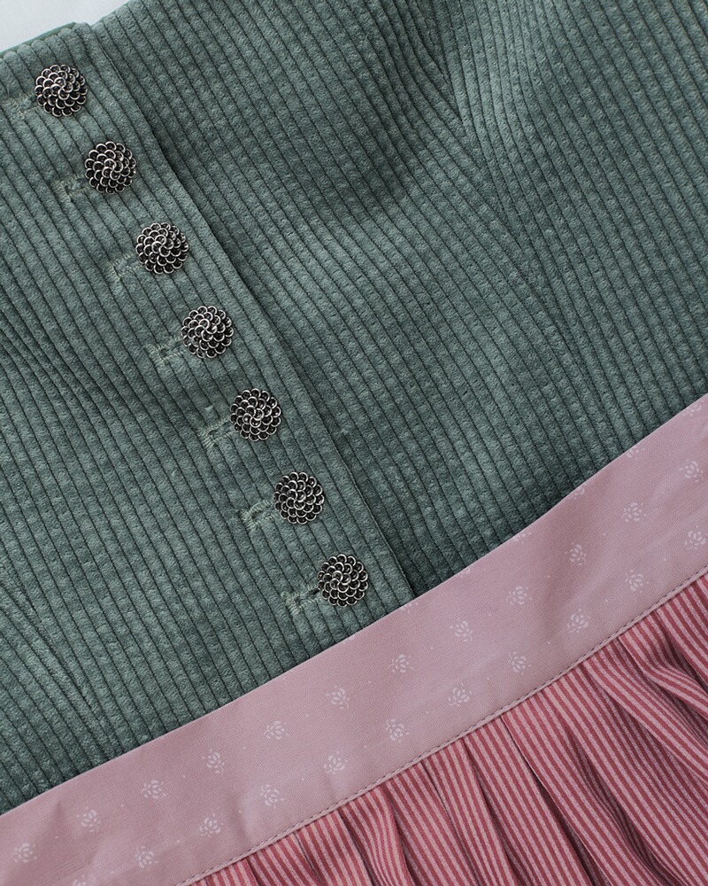 Midi Dirndl mit Cordmieder, Berwin