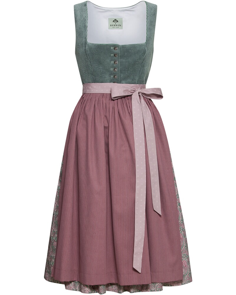 Midi Dirndl mit Cordmieder