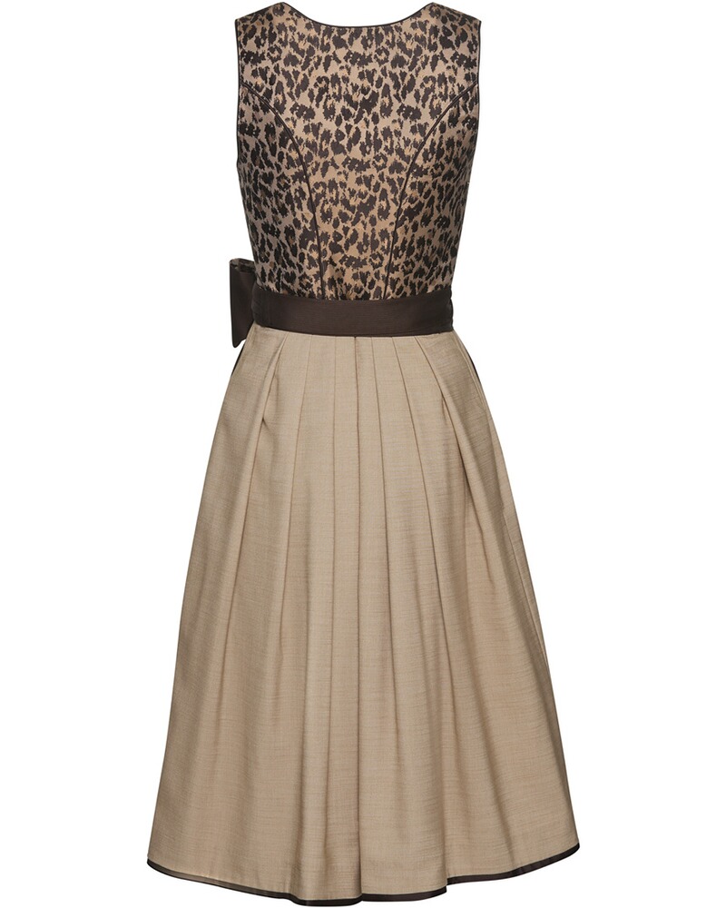 Midi Dirndl mit Leoprint, Krüger Collection
