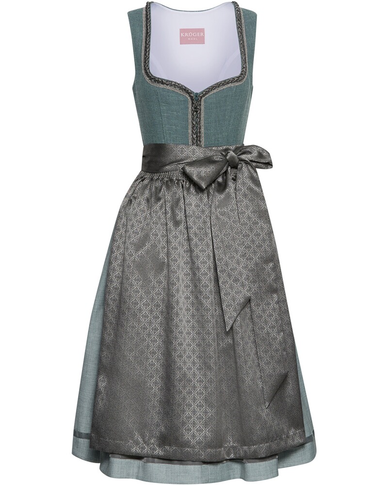 Midi Dirndl mit Struktur