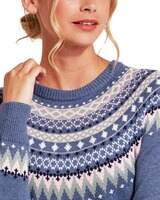Langarm-Kleid Shetland Fairisle, Schöffel Country