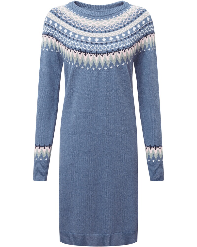 Langarm-Kleid Shetland Fairisle