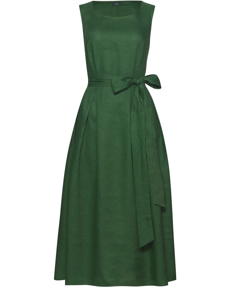 Ärmelloses Leinenkleid