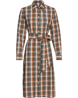 Robe chemise à carreaux BvS, Brigitte von Schönfels