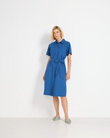 Hemdblusenkleid mit Bindegürtel, Brigitte von Schönfels