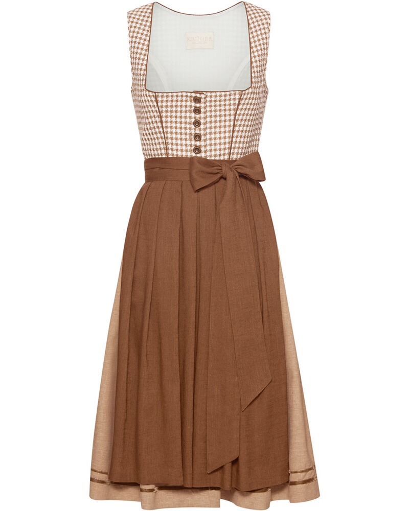Dirndl mit Hahnentrittmuster