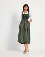 LS velvet dirndl, dark green, Jacqu, Luis Steindl