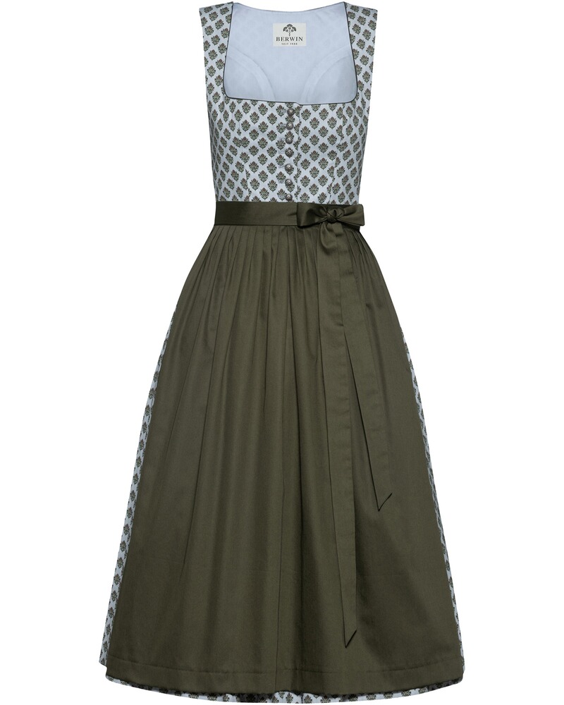 Langes Dirndl mit Druck