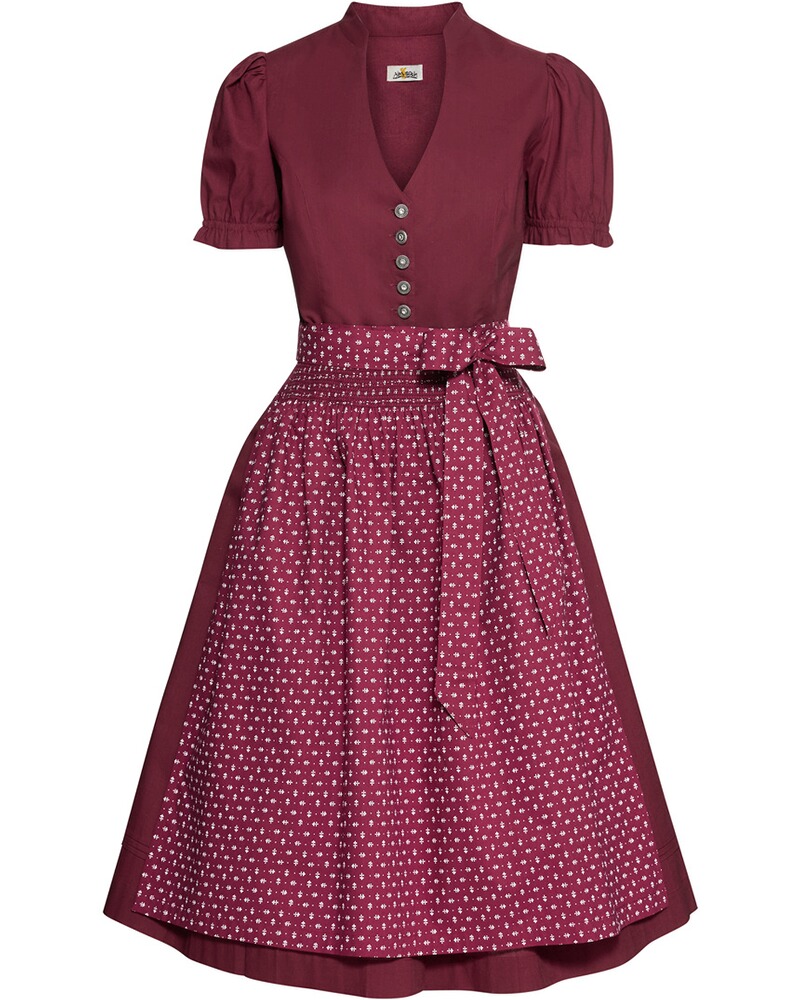 2-in-1 Halbarm-Dirndlkleid