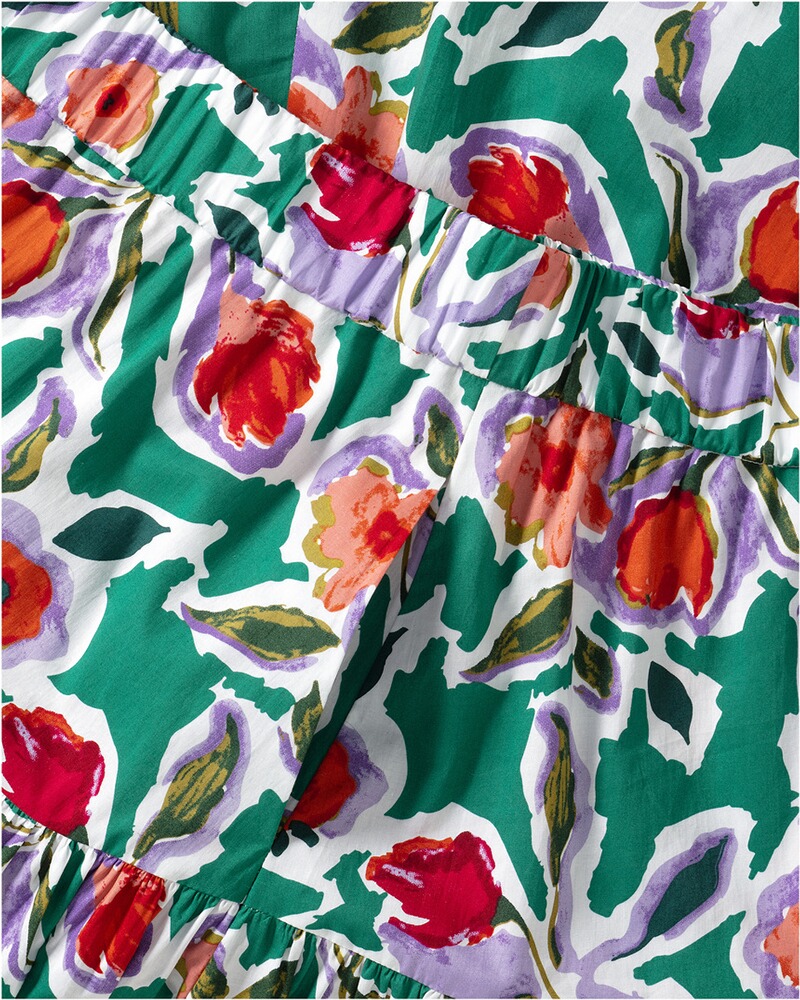 Weiter Rock mit Blumen-Allover, Brigitte von Schönfels