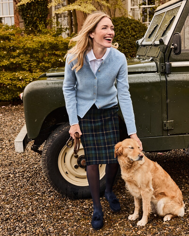 Lambswool Cardigan, HIGHMOOR