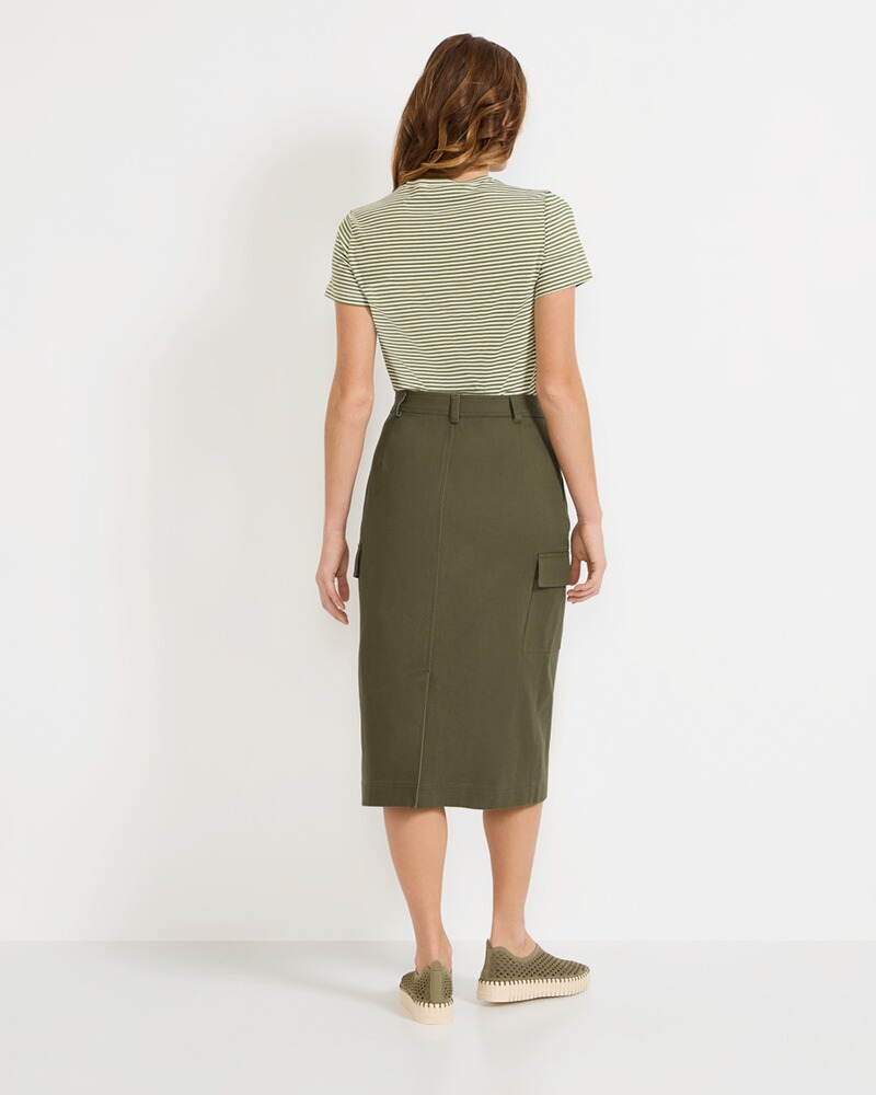 Baumwollrock mit Cargotaschen, Brigitte von Schönfels