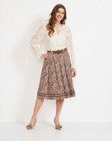 Midirock mit Paisley-Muster, Krüger Collection