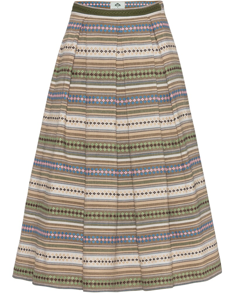 Jacquard-Rock mit Streifen