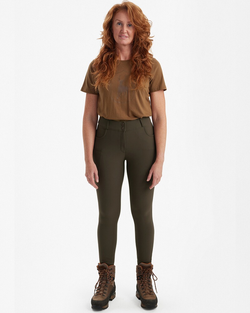 Damen Leggings Lady Hunting, Deerhunter