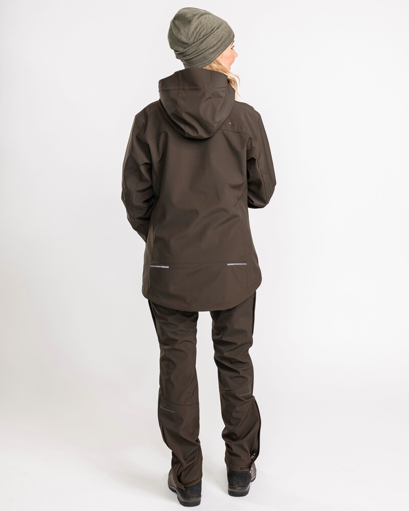 Damen Hose Wilda Stretch Shell, Pinewood