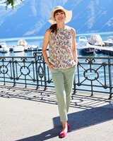 Bluse mit Allover-Muster, Brigitte von Schönfels