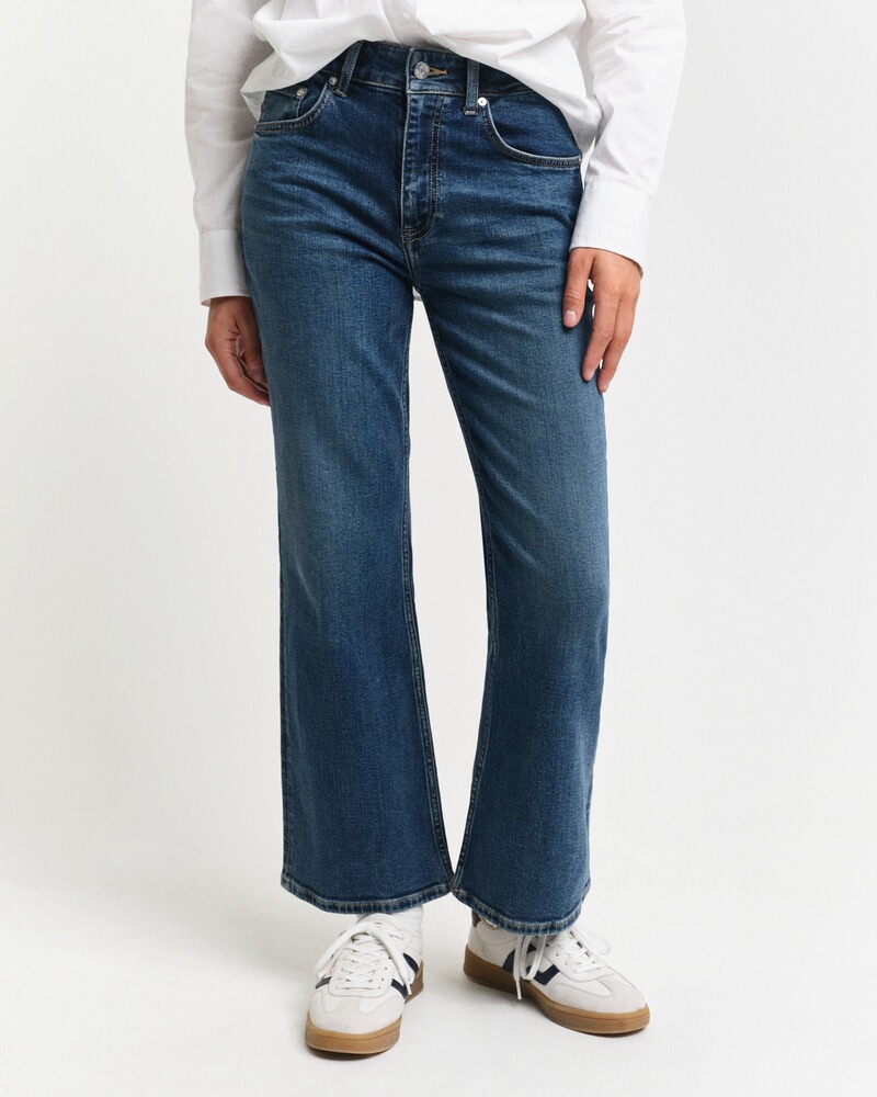 Kick Flare Denim Jeans, Gant