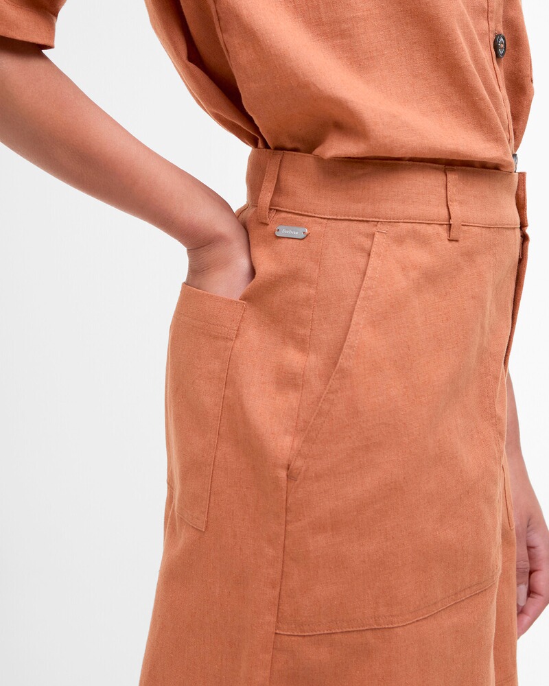 Kurze Leinenhose Cary, Barbour