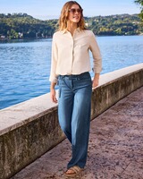 Leinen-Hemdbluse, In Linea