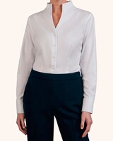 Twill Kelchkragenbluse, Seidensticker