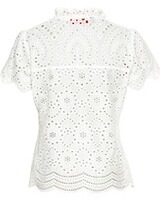 Bluse mit Lochstickerei, REITMAYER