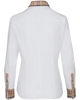 Langarm-Bluse mit Karobesatz, Seidensticker