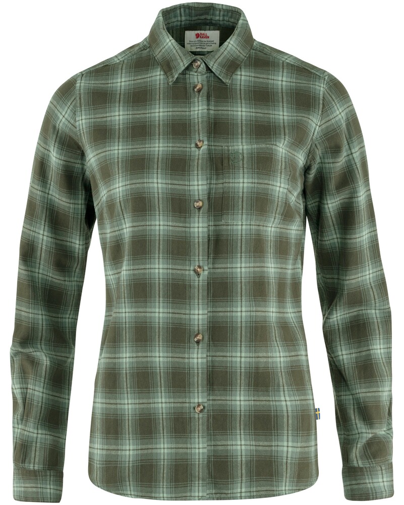 Flanellbluse Övik