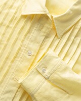 Leinenbluse mit Biesen, HIGHMOOR