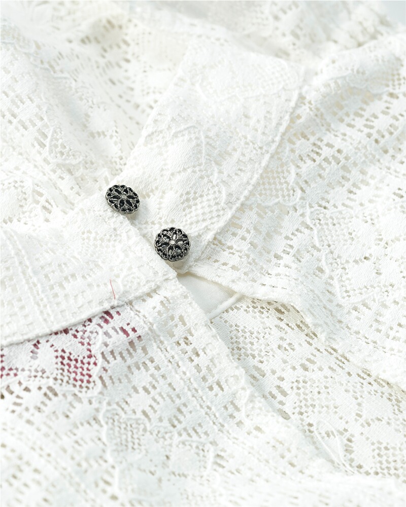 Halbarm-Spitzenbluse, Krüger Madl