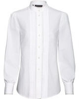 Stehkragenbluse mit Spitze, REITMAYER