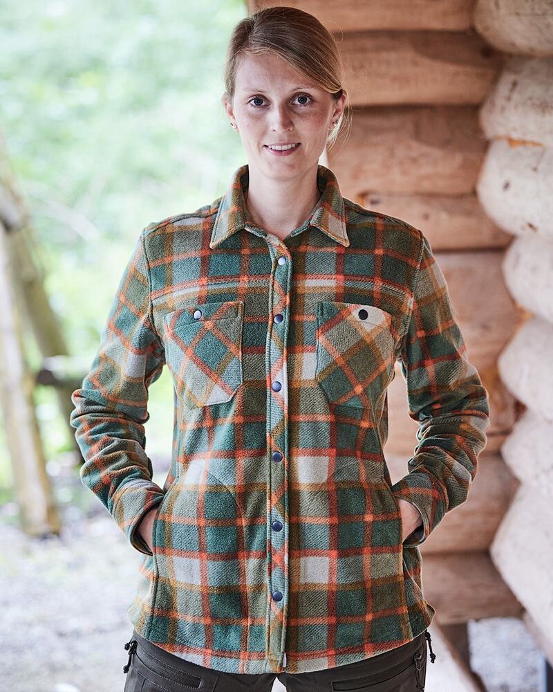 Damen Fleece-Hemdjacke Wallie, Parforce