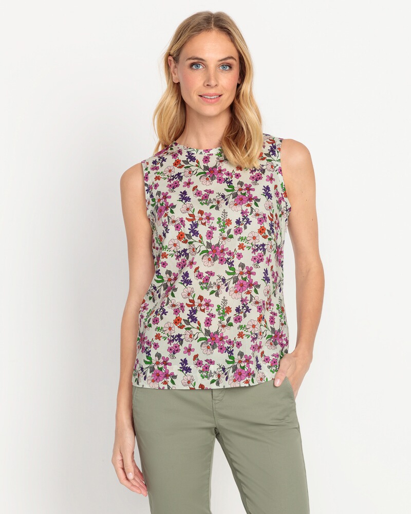 Bluse mit Allover-Muster, Brigitte von Schönfels
