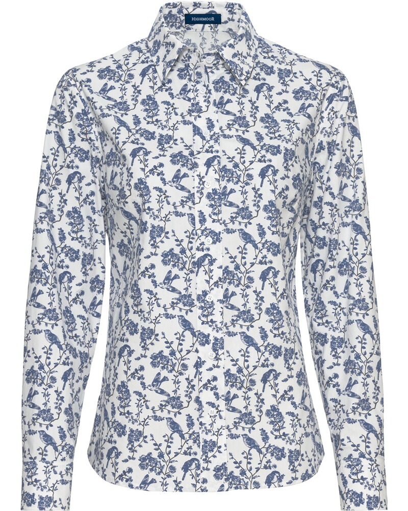 Stehkragenbluse