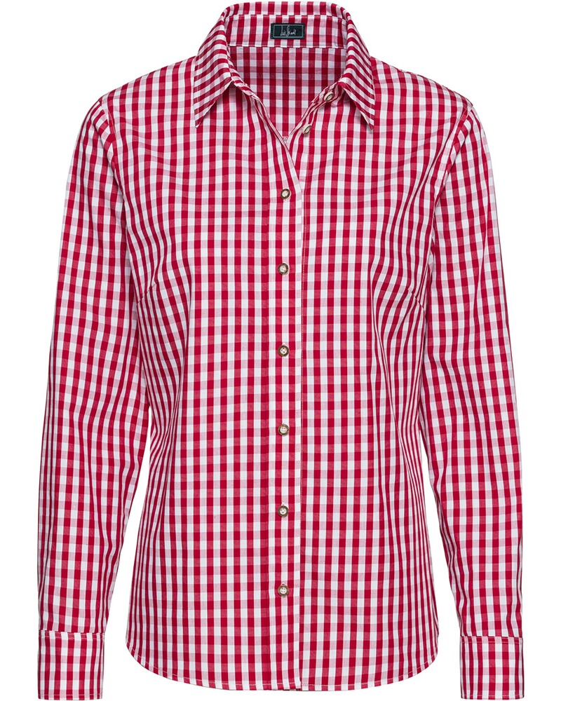 Bluse in Vichykaro-Muster
