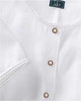 LS linen blouse half-sleeve white, Luis Steindl