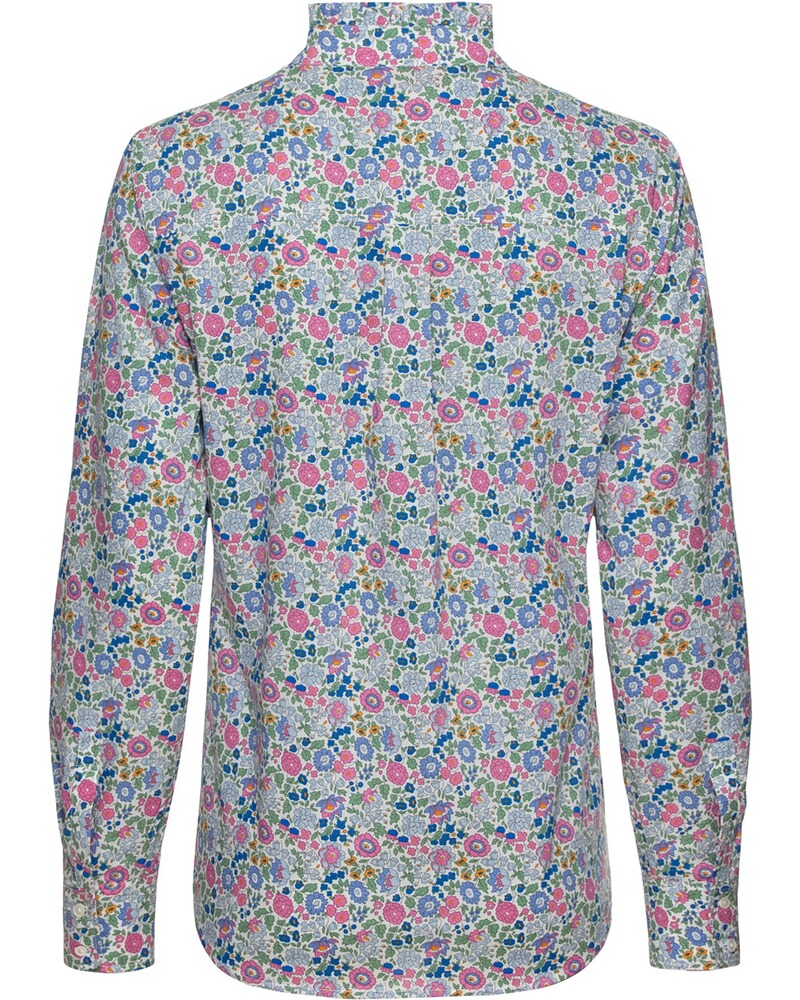 Stehkragenbluse mit Blumenmuster, REITMAYER