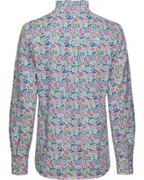 Stehkragenbluse mit Blumenmuster, REITMAYER